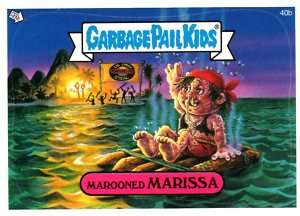 Garbage Pail Kids ANS 2 MAROONED MARISSA 40B  