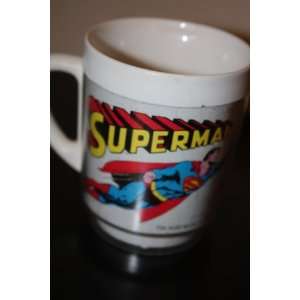  Vintage Superman DC Comics Plastic Cup with handle Mug 