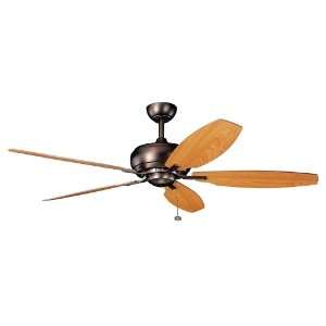 Whitmore Collection 60 Oil Brushed Bronze Ceiling Fan with Reversible 