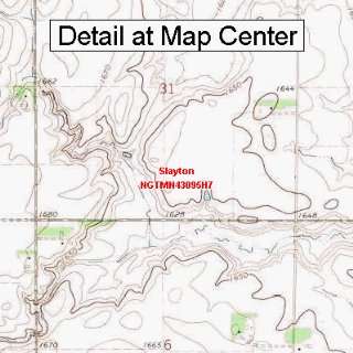 USGS Topographic Quadrangle Map   Slayton, Minnesota (Folded 