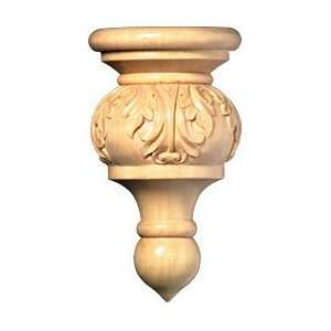  White River # CM2398 CH, Small Acanthus Finial, 2 pcs, 1 1 