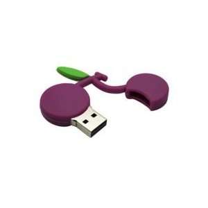  8GB Fruit Cartoon USB Flash Drive Purple Electronics