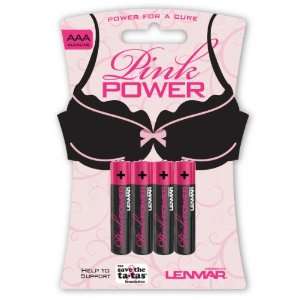  Lenmar Pink Power AA Alkaline Batteries, 4 Pack   Help to 