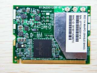 Broadcom BCM4321 4321 Mini PCI Wireless N Wifi card  