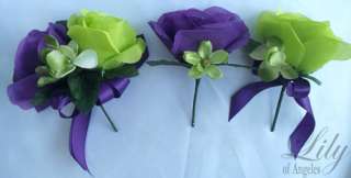 17pcs Wedding Bridal Bride Bouquet Flowers Decoration Package GREEN 