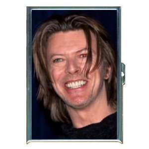 DAVID BOWIE SMILING PHOTO ID Holder, Cigarette Case or Wallet Made in 
