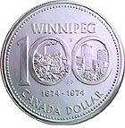 1974 CANADA PROOF SILVER DOLLAR WINNIPEG  