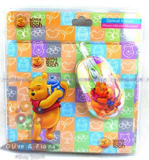 USB Winnie the Pooh Optical Mice Mouse with a pad  