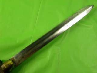 Rare 19cent knife handle made from old Europe sword  