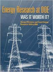 Energy Research at DOE Was It Worth It? Energy Efficiency and Fossil 