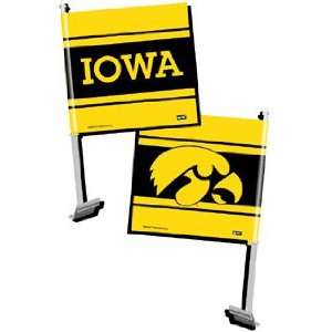  Iowa Hawkeyes NCAA Car Flag by Wincraft (11.75x14.5 