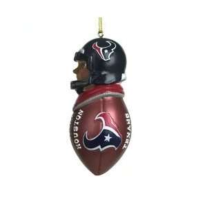  Houston Texans Team Tackler African American 4.5 Ornament 