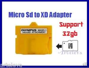 XD memory card ADAPTER for Micro sd 1gb 2gb 4gb 8gb 16gb 32gb MASD 1 