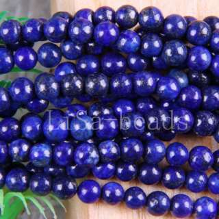 4MM Lapis Lazuli Round Gemstone Beads 15.5L LC005  