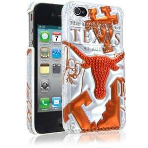Texas Longhorns 3D iPhone 4 & 4S Hard Case Phone Cover  
