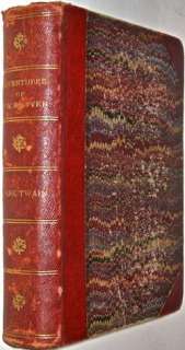 Leather;TOM SAWYER by MARK TWAIN Antique Leatherbound  