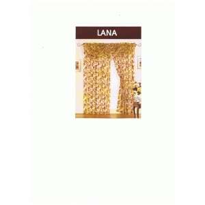  Lana Waterfall Valance With Onion Fringe 48W x 35L 