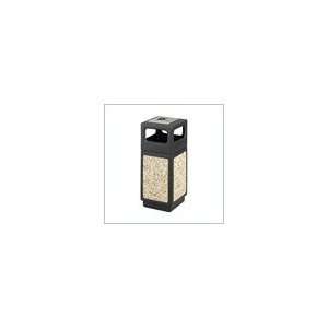 Safco Canmeleon Series Outdoor Aggregate Panel Side Opening Receptacle 