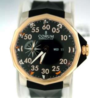 Corum Admirals Cup Competition 48 Titanium / 18k Rose Gold NEW $ 