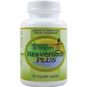  BioActive Nutrients Resveratrol Plus 120 Capsules Health 
