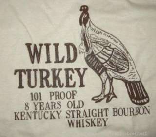 Vintage Wild Turkey Bourbon Whiskey Iron On Transfer  