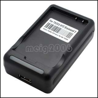 Battery Charger for HTC Tattoo Click A3232 Dopod A3288  