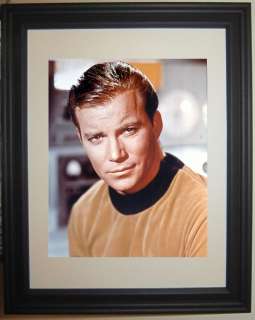 William Shatner Captain Kirk Star Trek Framed Photo Picture  
