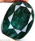 590 CTS HUGE NATURAL BRAZILIAN GREEN EMERALD OVAL CUT FACETED 