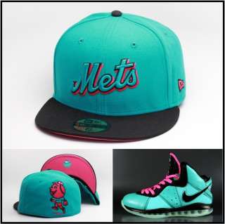 NEW ERA NEW YORK METS CUSTOM FITTED HAT Designed For Lebron 8 South 