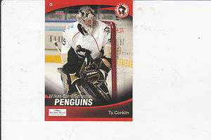 2007/08 WILKES BARRE PENGUINS AHL 07/08 TY CONKLIN (DETROIT RED WINGS 