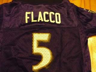   Ravens Joe Flacco football jersey onesie size infant 18 months  