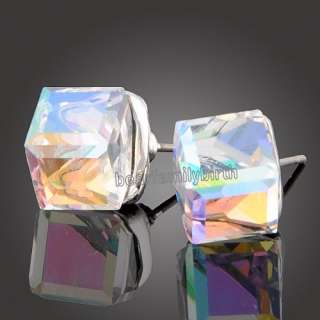 18k Gold GP Swarovski crystal Earrings 602  