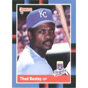  1988 Donruss # 348 Thad Bosley Kansas City Royals Baseball 