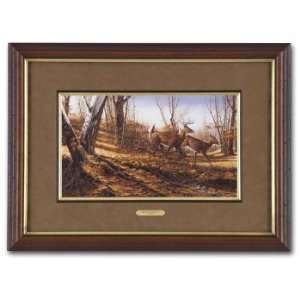Terry Redlin Autumn Run Print with Deluxe Framing  