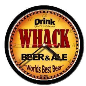 WHACK beer and ale cerveza wall clock 