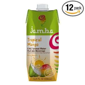 Jamba Tropical Mango O.N.E. Coconut Water Fruit Juice Blend, 16.9 