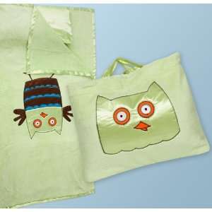  Grassy Green Owl Napbag Green