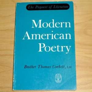  Modern American poetry. Thomas, Corbett Books