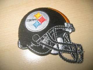 Pittsburgh Steelers Patch Iron On Helmet NFL Embroidery  