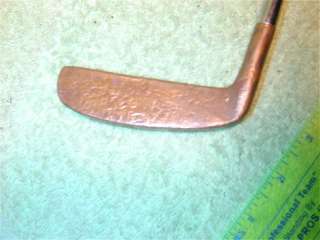 Vintage Golf Club Putter Wilson Winsom Brass Head  