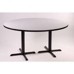  29 High Round Bar and Café Table with 2 Cross Bases and 