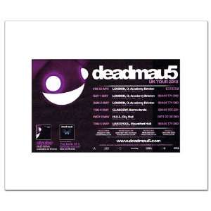  DEADMAU5 UK Tour 2010 12x10in Matted Music Print