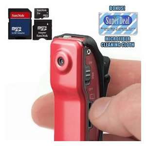 Worlds Smallest High Resolution Mini Video Camcorder (Red 