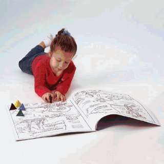  Cognitive Visual Development Giant Story Coloring Books 