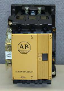 Allen Bradley A B 100 A75N*3 75 Amp Contactor 75 Amps  