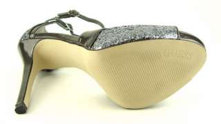 GUESS MARCIANO TAILGATE Pewter Womens EVENING Shoes Platform Pumps 9 