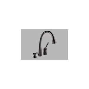 com Delta Pilar Single Handle Pull Down Kitchen Faucet With Touch2O 