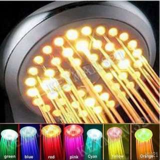7colour Led Shower Head Faucet Water Current Energy  
