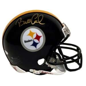 Bill Cowher Signed Steelers Mini Helmet 