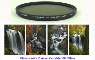 Filter Kit Daisee 77mm Variable ND Neutral Density + HOYA HMC UV(C 